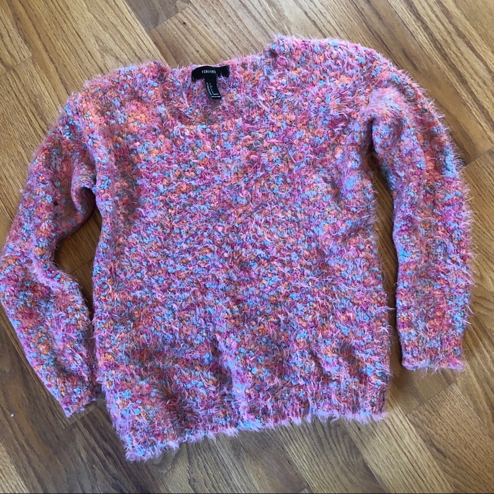 *SOLD*  Super soft, cozy multi color sweater